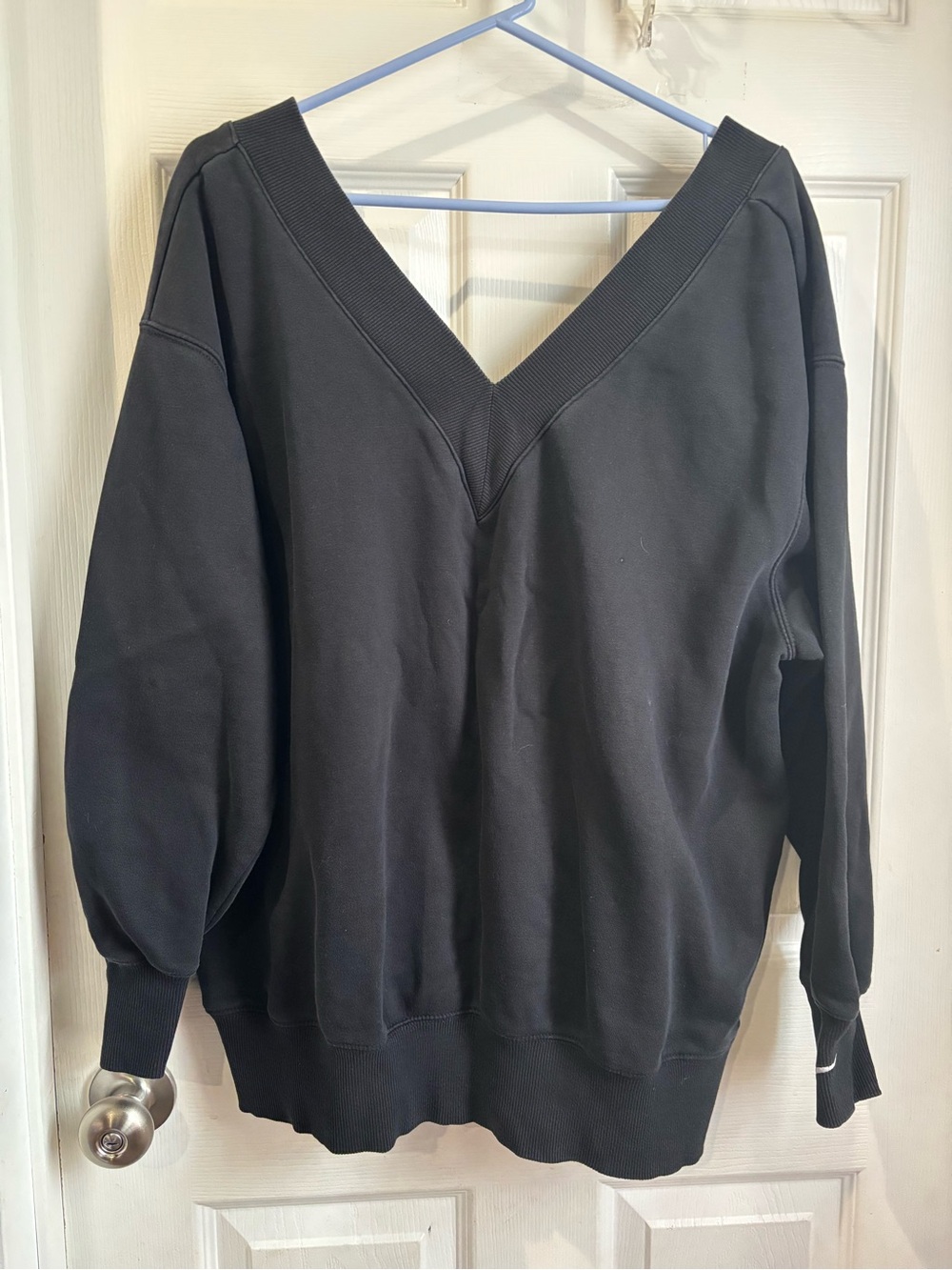 Nike Black V-Neck Women's Sweater